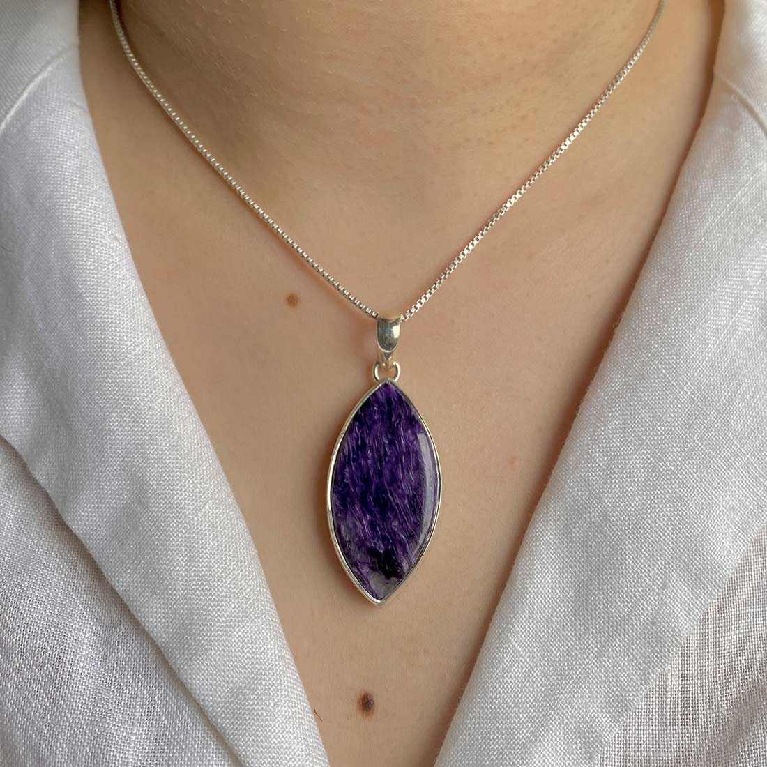 Charoite Pendant-(CHR-P-34.)